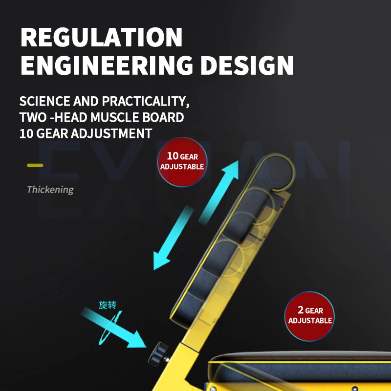 Многофункциональная Складная римская гантеля табурет для домашнего фитнеса