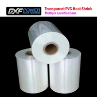 1m transparent pvc heat shrink tube shrink tubing heating wrap lipo battery film rc parts 70mm 75mm 85mm 90mm 110mm insulation