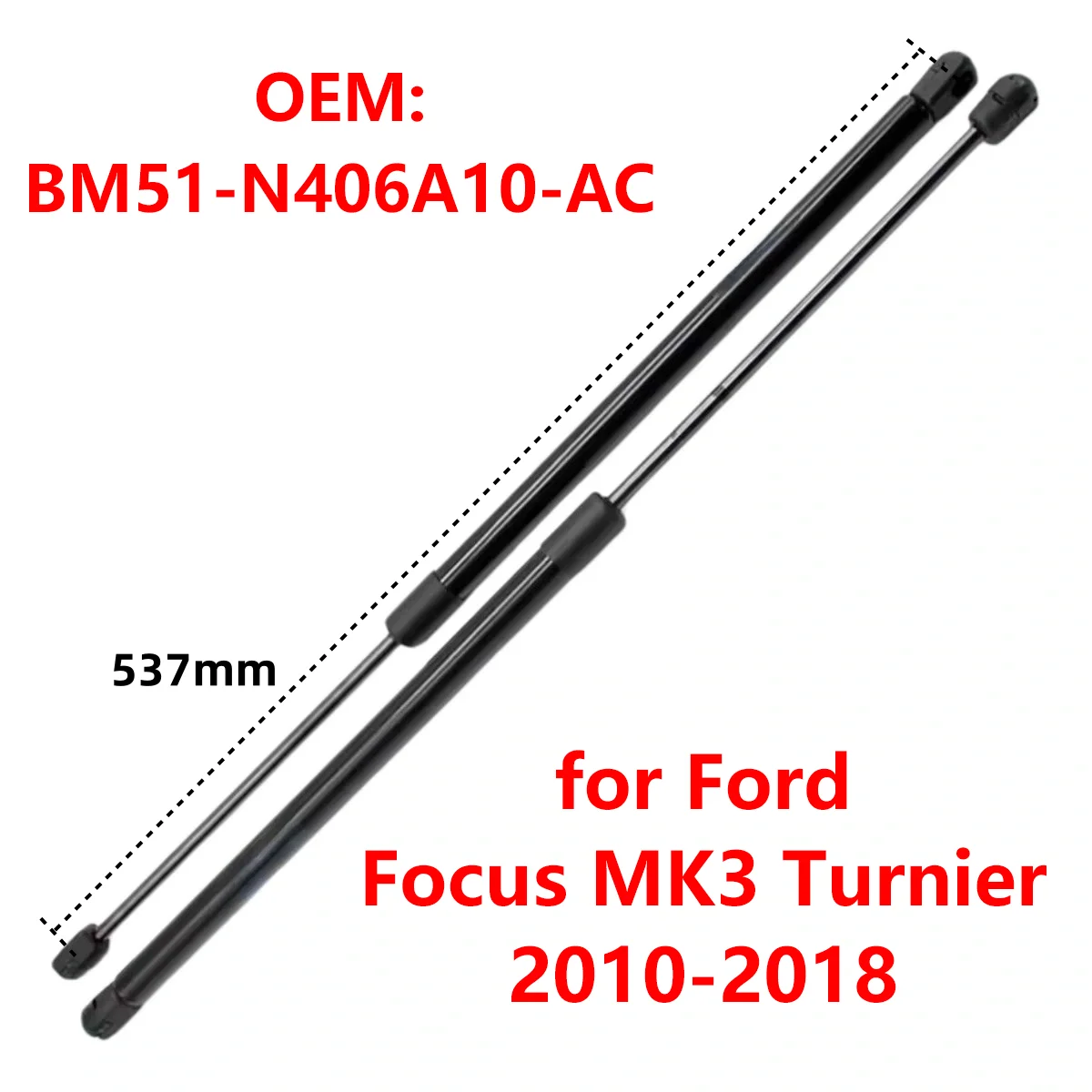Фото 2 шт. BM51N406A10AC для Ford Focus MK3 Turnier Estate 2010-2018 автомобильный задний багажник багажник задняя дверь газовые стойки подъемные опорные стержни №1