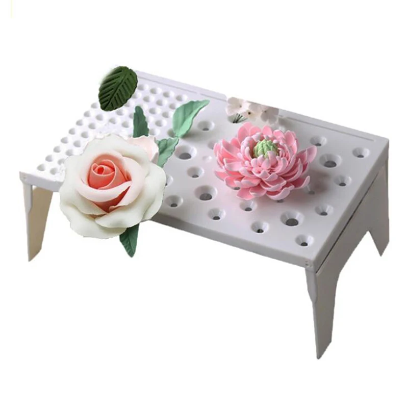 

Fondant Cake Tools Fondant Flower Shaping Pad Frozen Sugar Drying Rack Cake Molds For Kitchen Baking Cake Decorating