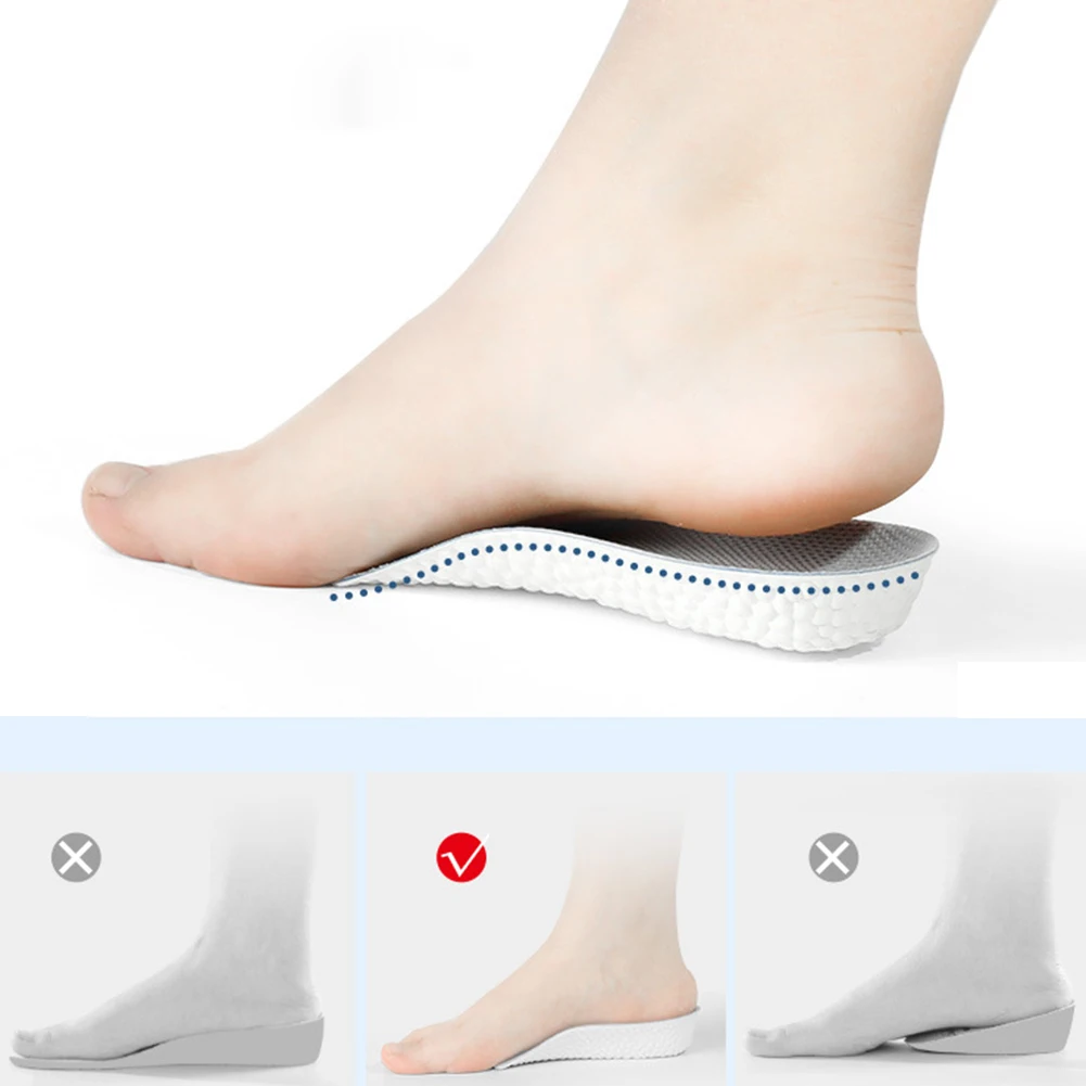Invisible height increase insoles 5 cm Clearance