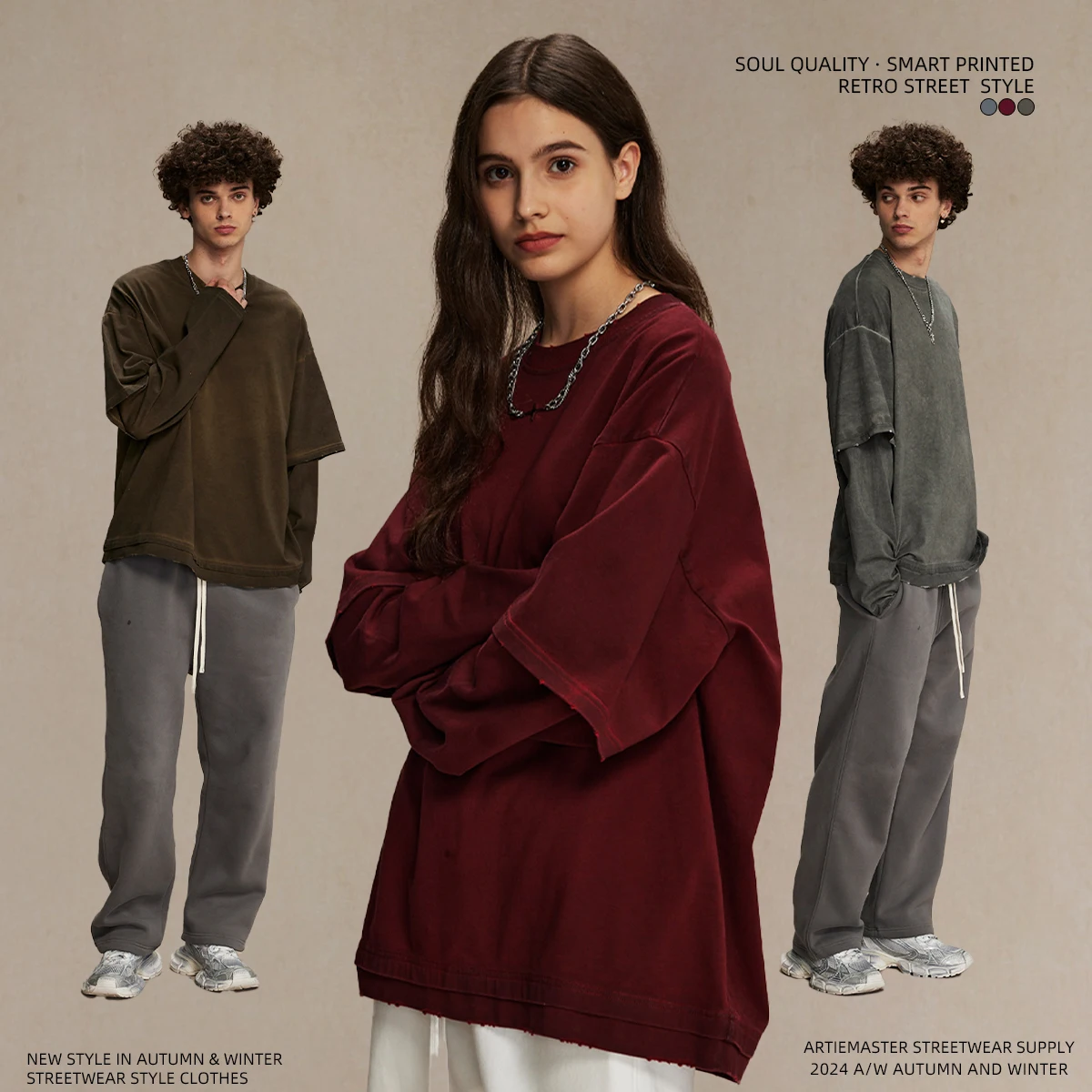 Футболка с длинным рукавом цвет в ассортименте