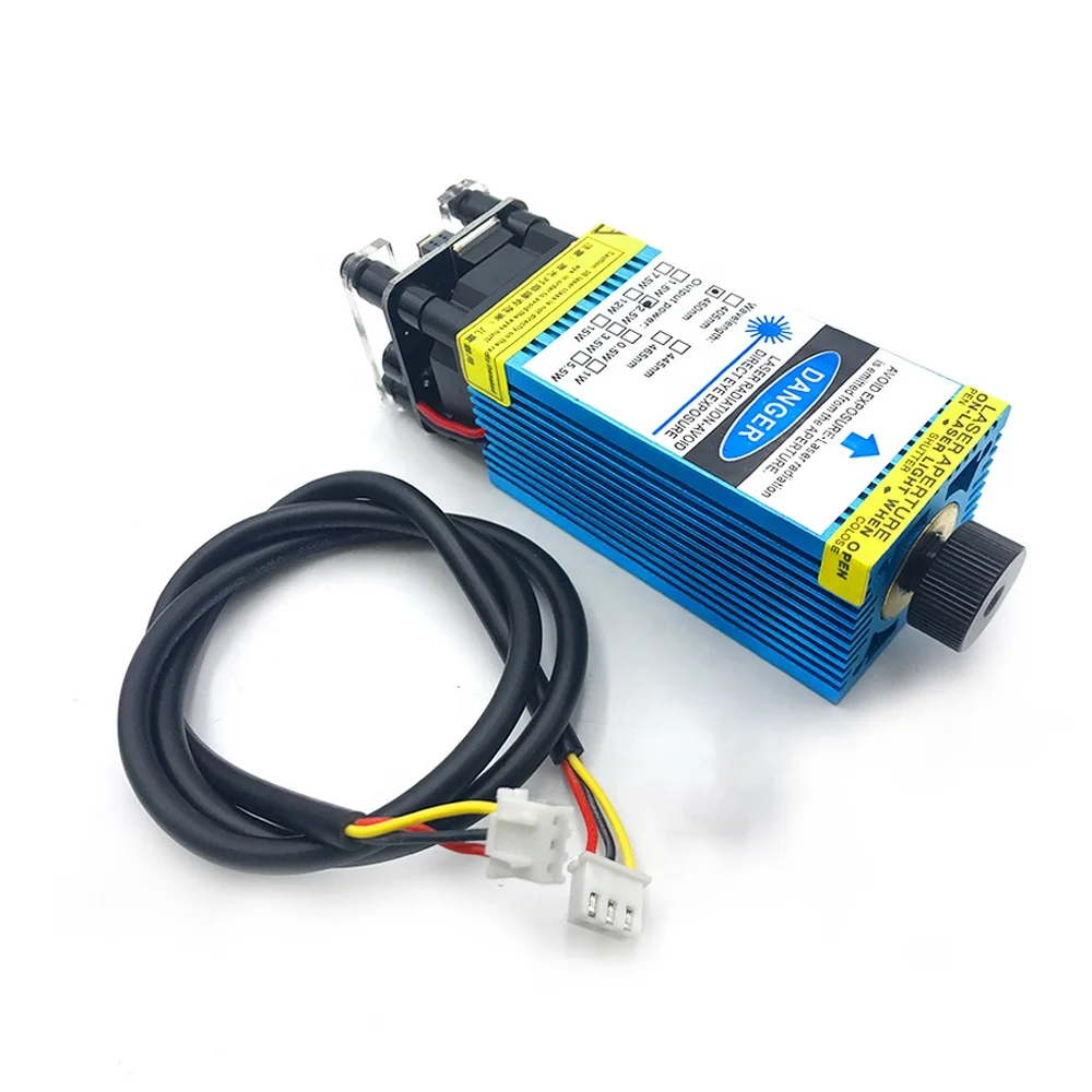 

2.5W 450nm Blue Laser Module Laser Engraving And Cutting TTL Module