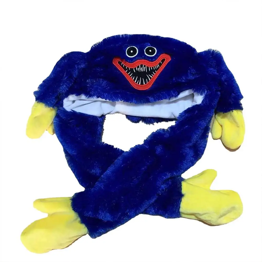 

Poppy Playtime Moving Funny Hat Toy With Airbag Claws Cute Poppy Playtime Shape Soft Wear-resistance Plush Doll Holiday Gifts