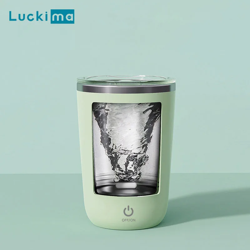 USB Rechargeable Automatic Self Stirring Magnetic Mug Stainless Steel Coffee Milk Mixing Cup Blender Smart Mixer Water Bottle