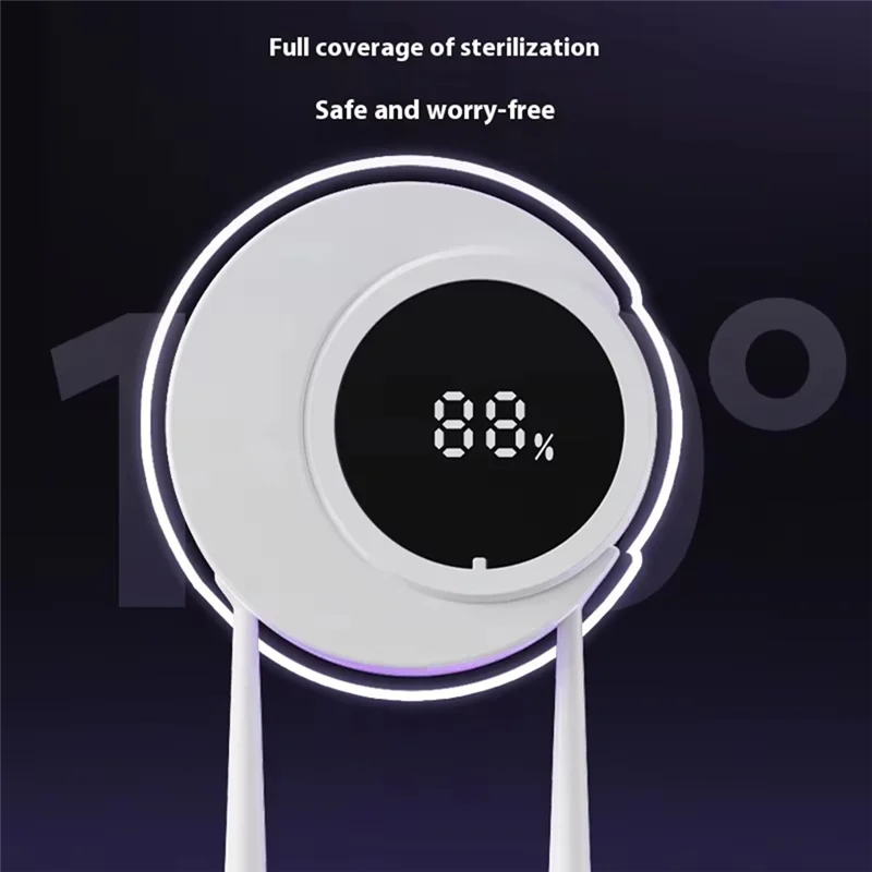 Фото AC93-интеллектуальная индукционная коробка для дезинфекции зубных щеток с открыванием и закрыванием, ультрафиолетовая дезинфекция зубных щеток №5