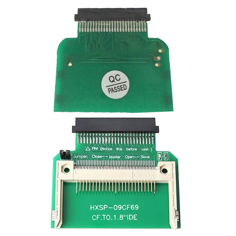 

Компактный адаптер для флеш-накопителя IDE, 50 контактов, от CF до 1,8 дюйма, 1 шт.