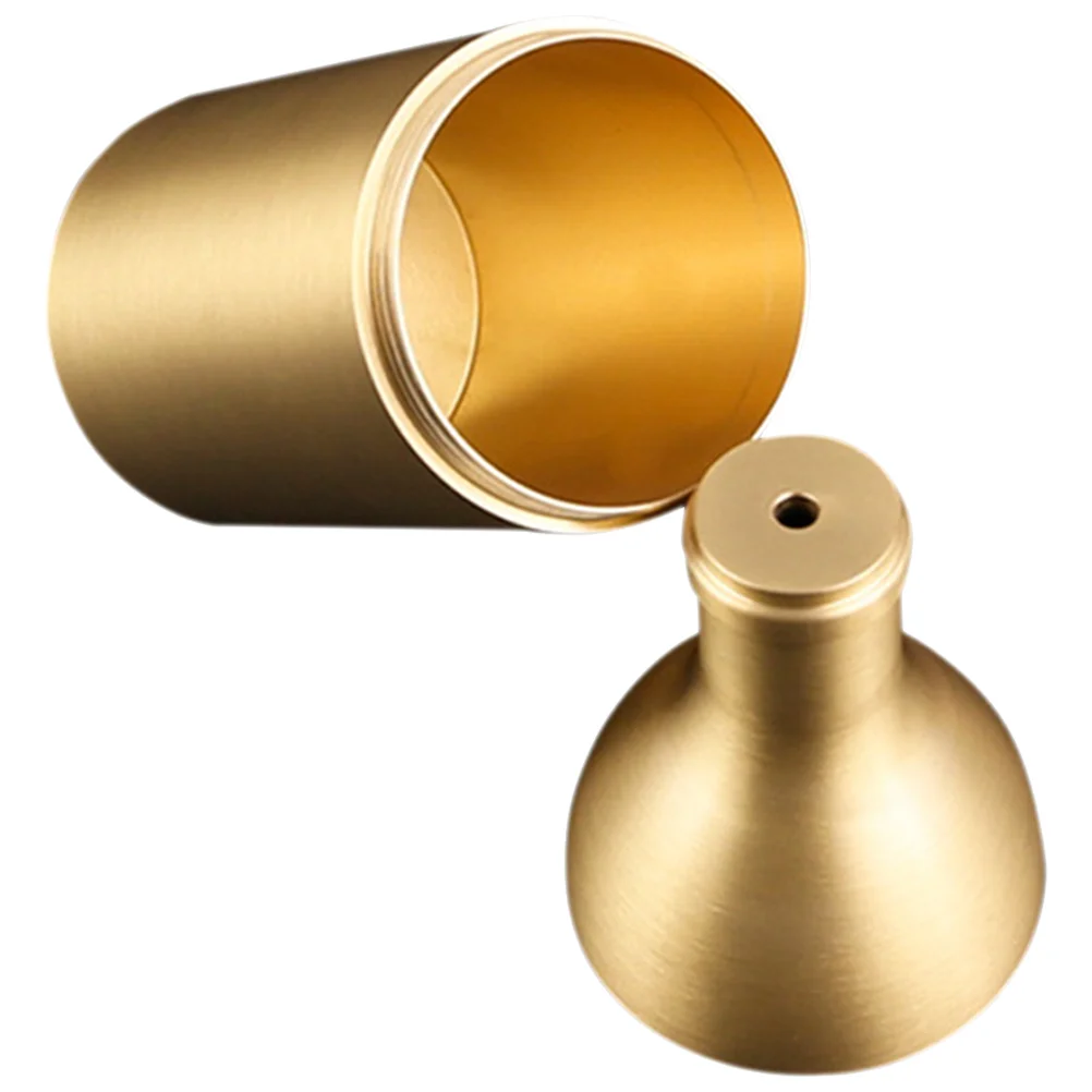 

Bathroom Decorations Tooth Pick Holder Decorative Toothpick Trinket Storage Case Accessories Brass Container Travel
