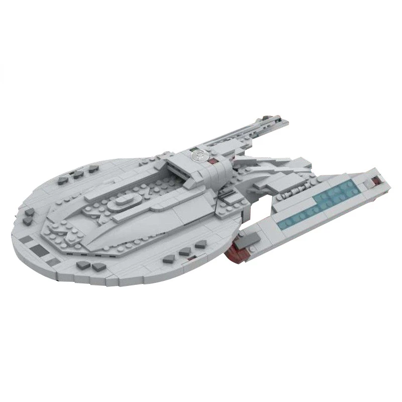 

Movie building block model Star Trek series Titanic aircraft carrier model hand-made compatible building block toy gift