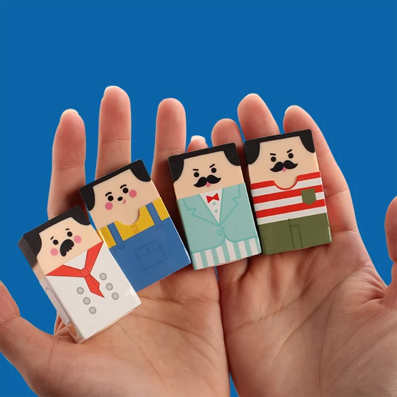 

Ластики в форме мультяшного человека TPR 1 шт.