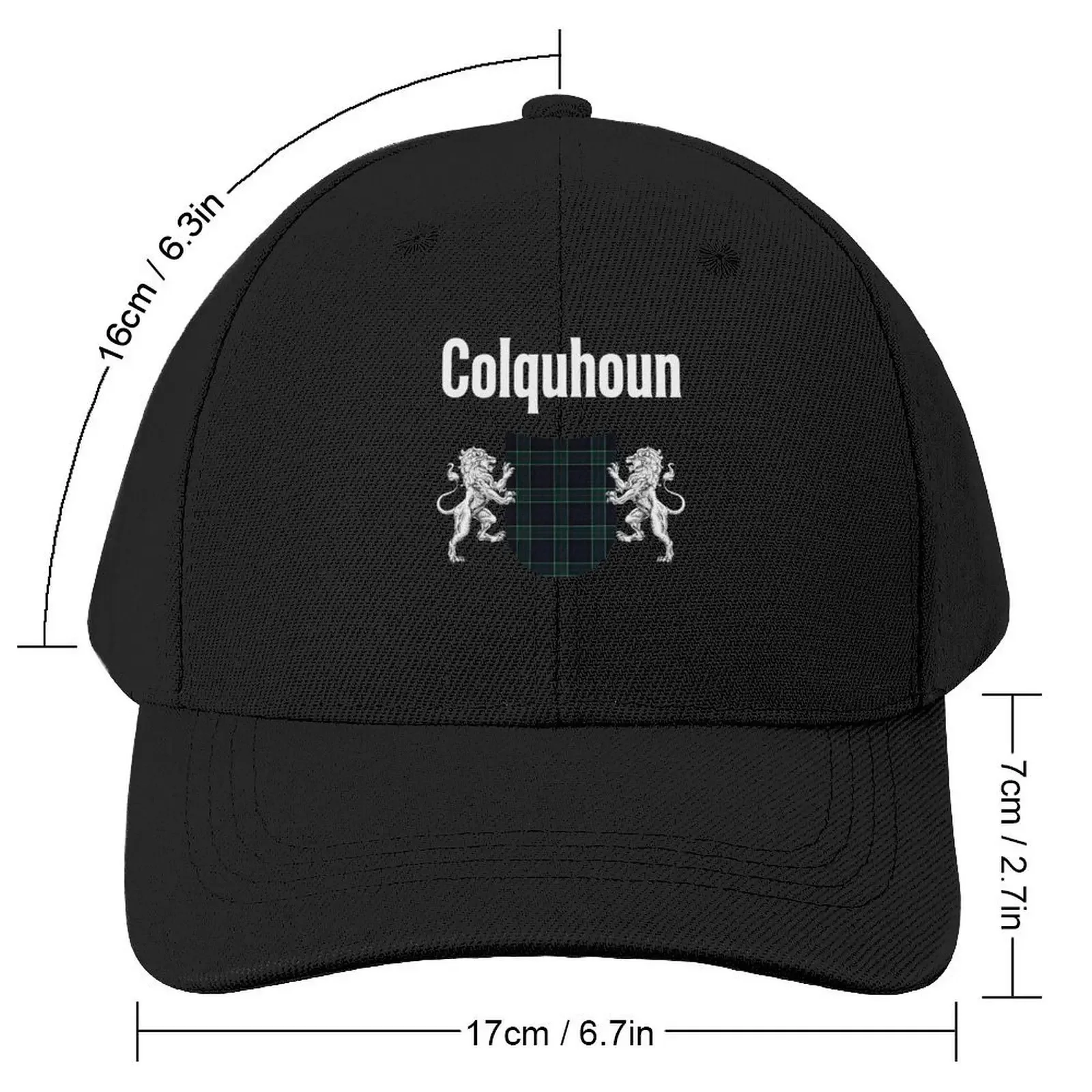 Colquhoun Clan шотландское имя герб тартан бейсболка черная пляжная сумка вечерние
