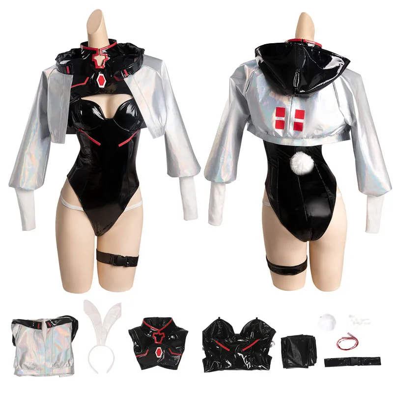 Edgerunners Lucy Cosplay Costume Bunny Girl Jumpsuit Outfits Halloween Carnival Suit For Ladies Role Play