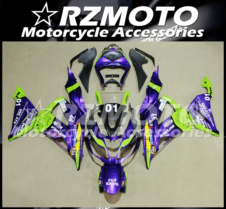 

Injection New ABS Whole Fairings Kit Fit for Kawasaki ZX6R ZX-6R Ninja 636 2013 2014 2015 2016 2017 2018 Bodywork set Purple