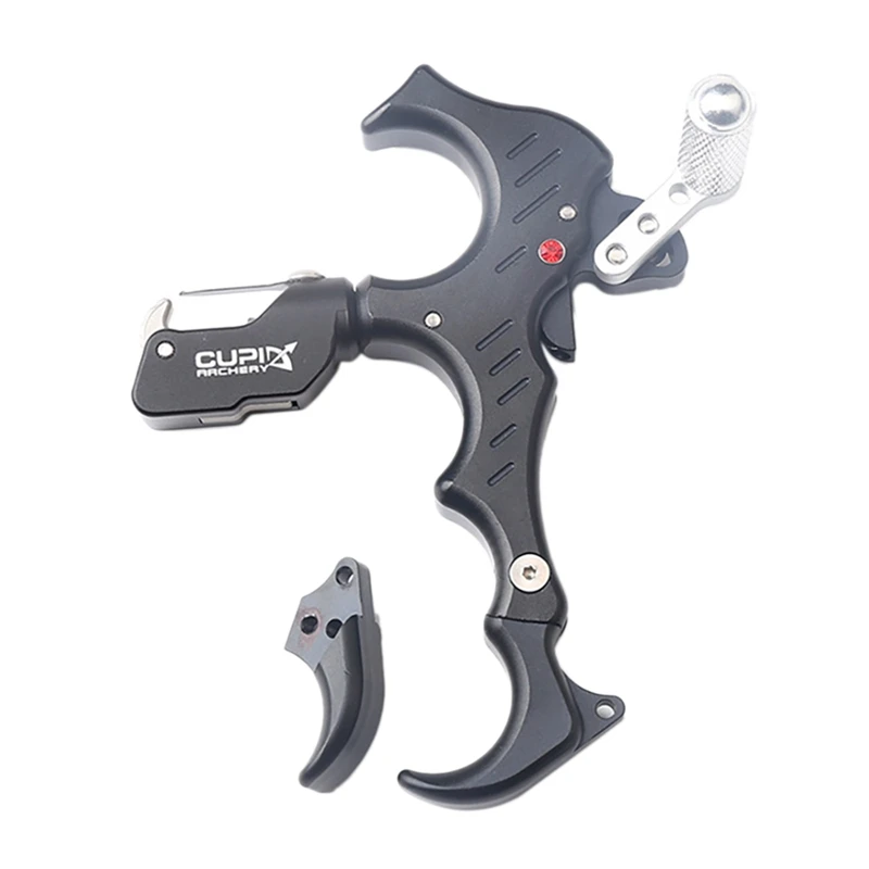 

IOKHEIRA ARCHERY Archery Thumb Trigger 3/4 Finger Compound Release Aid Grip Caliper Archery Tool Accessories for Hunting