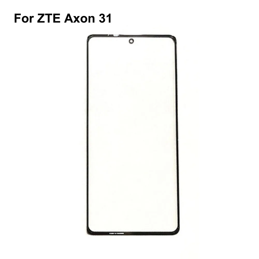 Переднее ЖК-стекло для ZTE Axon 31, сенсорный экран для ZTE Axon31, панель сенсорного экрана, внешнее стекло экрана без гибкости