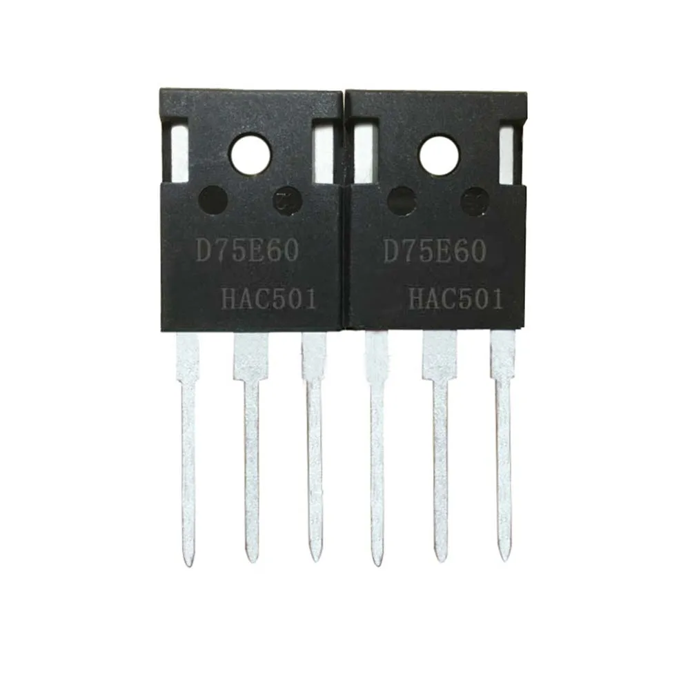 

Оригинал 2 шт./D75E60 IDW75E60 TO-247 600V 75A