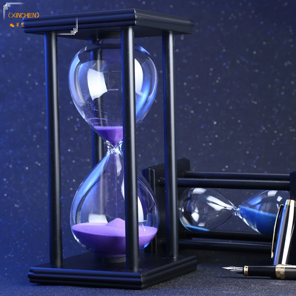 

30/60 Minutes Hourglass Sand Timer Kitchen School Modern Wooden Hour Glass Sandglass Sand Clock Tea Timers Home Decoration Gift