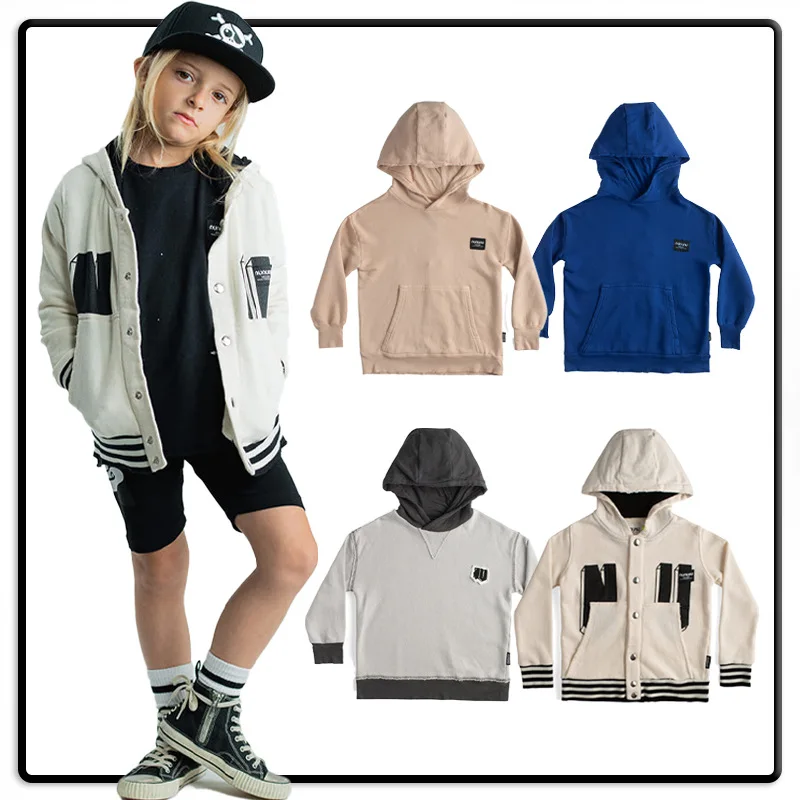 

2023 Spring Children's Printed Jacket Boys Hooded Jacket Coat