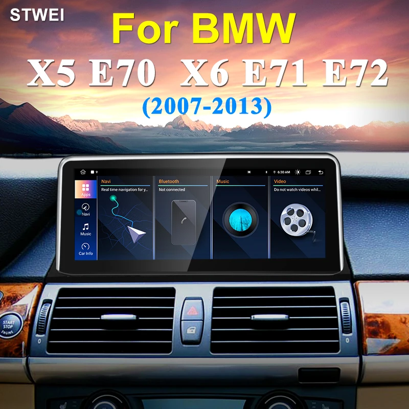 

Для BMW X5 E70 X6 E71 2007-2013 CCC CIC мультимедийный плеер CarPlay Android 11 10,25 "Автомагнитола применима Автоматическая стереосистема GPS