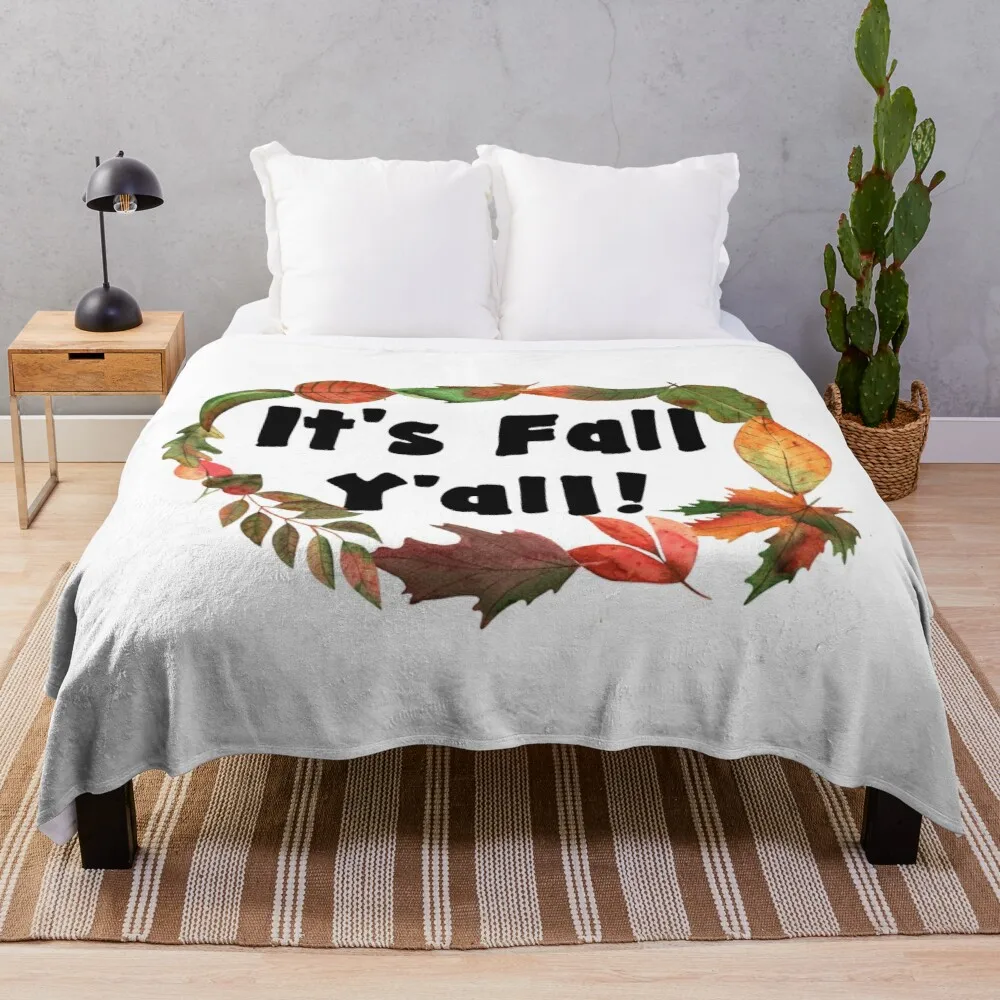 

Осеннее одеяло с листьями Kawaii, простое покрывало, меховое одеяло, роскошное покрывало