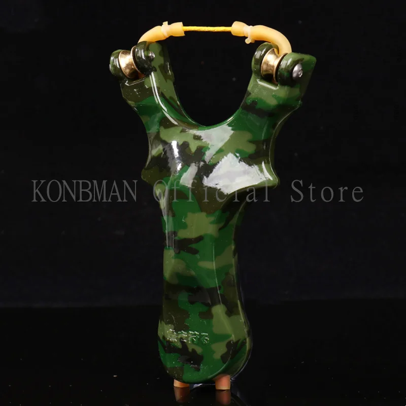

Outdoor Hand held Shooting Slingshot Rubber Band Hunting with resin Slingshot Fish Shooting Hunting Game toys