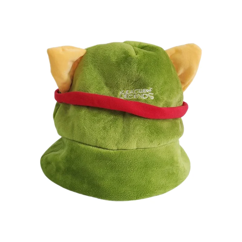 Kawaii Swift Scout Teemo's Hat Теплая Плюшевая Кепка Унисекс Шляпа Для Косплея С Героями