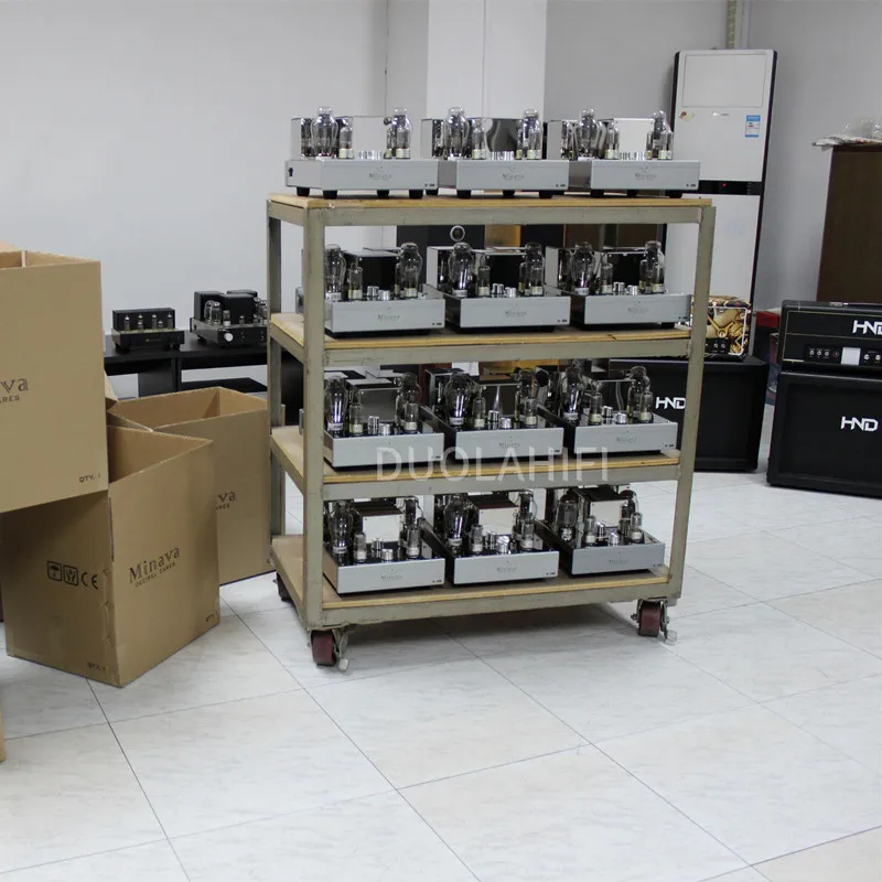 Новый 32W * 2 Minava Аудио ламповый нажимной трубчатый усилитель (300B комбинированный