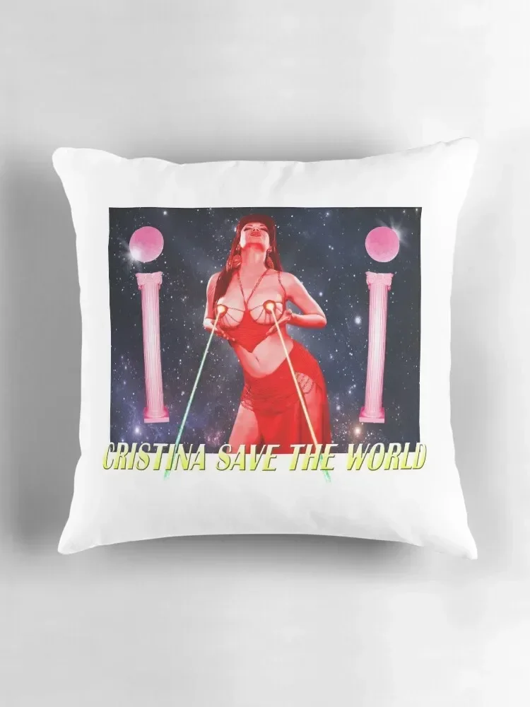 CRISTINA LA VENENO SAVE THE WORLD Декоративная подушка Диванные подушки Предметы домашнего