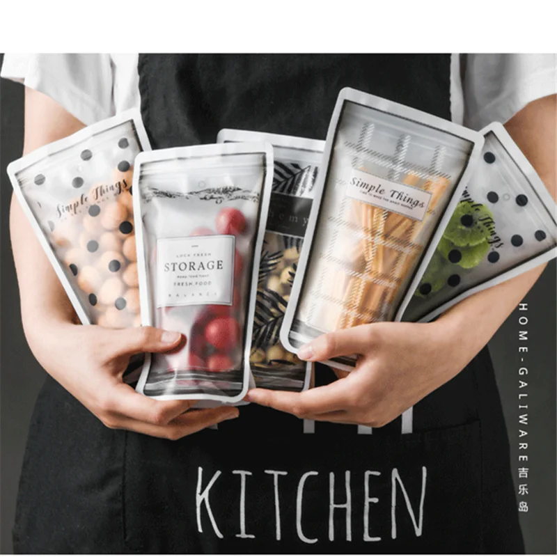 

4 шт., пакеты для сохранения свежести продуктов, для путешествий, работы, закусок