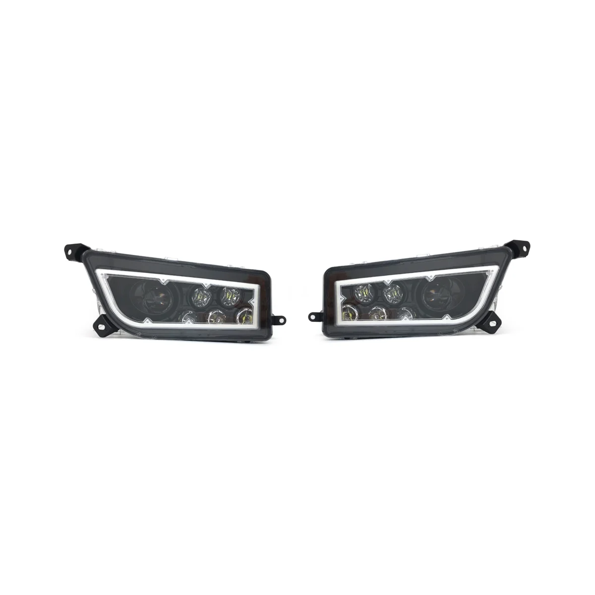 

Для ATV UTV RZR светодиодный фары для Push 1000 XP RGB цвет с управлением телефоном