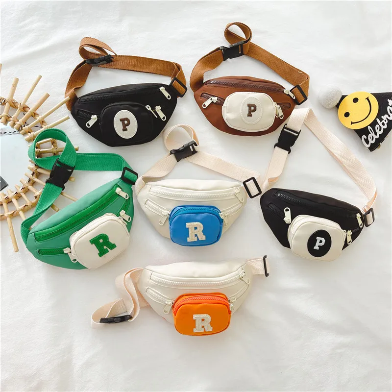 2023 Handsome Boys' Children's Chest Bag Korean Version Crossbody Bag Casual Accessories Bag Baby Outgoing Change Waist Bag
