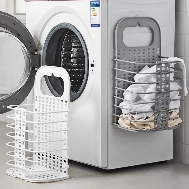 

1 шт. складная корзина для белья, портативная корзина для хранения грязной одежды, настенная корзина для хранения одежды, ведро для хранения ...
