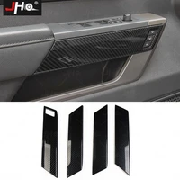 jho abs carbon grain front rear inner door panel overlay cover trim for 2022 2023 toyota tundra car accessories