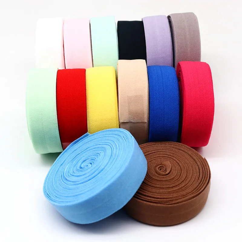 Эластичная лента с цветной окантовкой 2 см 5 м | Резинки