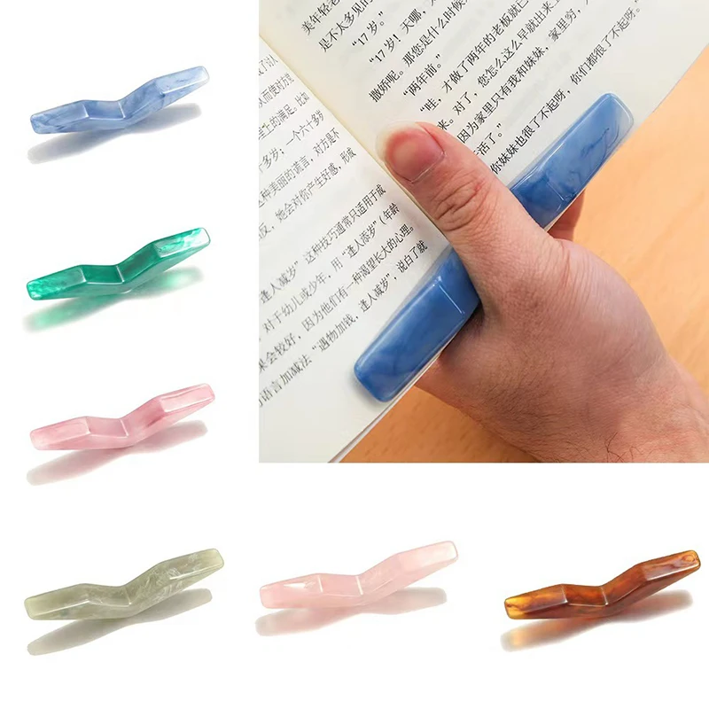 

Thumb Book Support Book Page Holder School Supplies Reading Aids Marque Page Book Accessories Spreader Convenient Bookmark