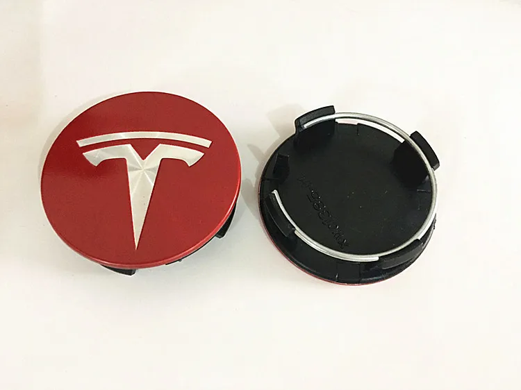 4 шт. 56 мм центральные колпаки ступицы колес для Tesla Model 3 Y со значком X S 2023
