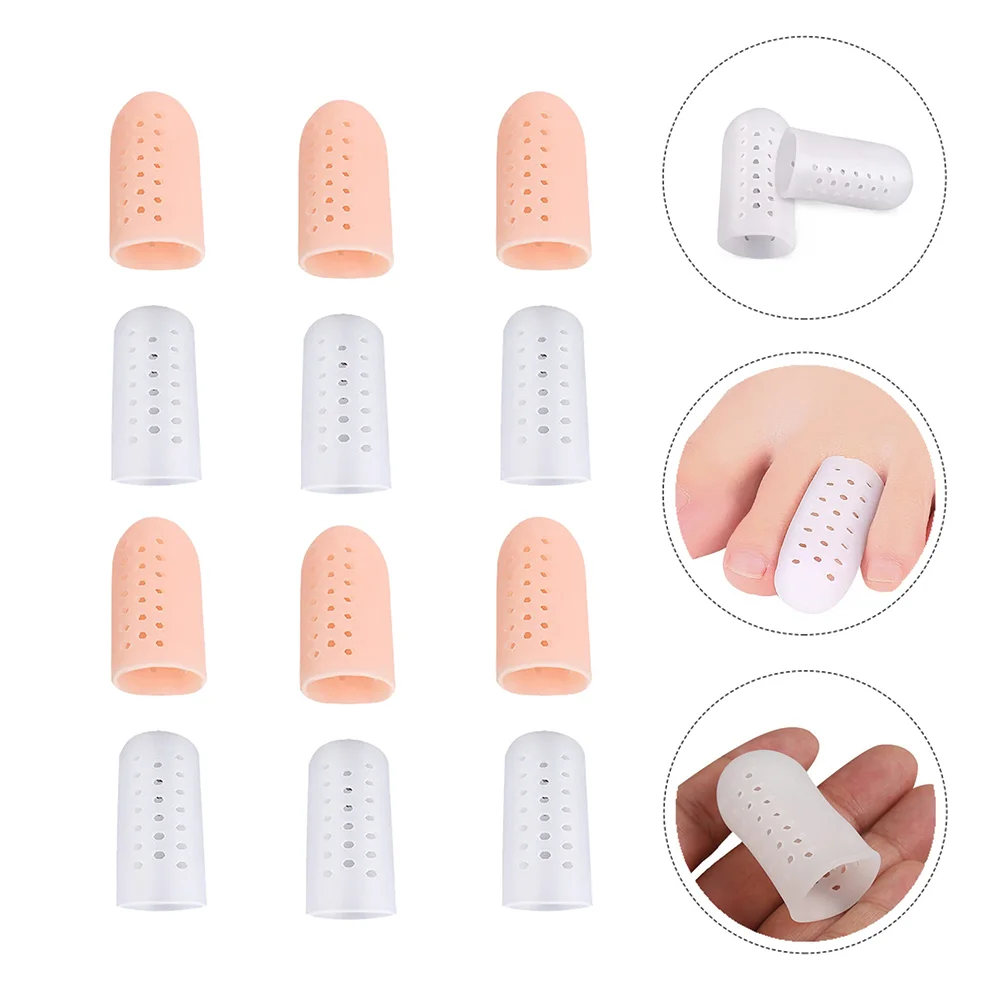 6 Pairs Toe Cap and Protector Cushions and Protects to Provide Relief Reusable
