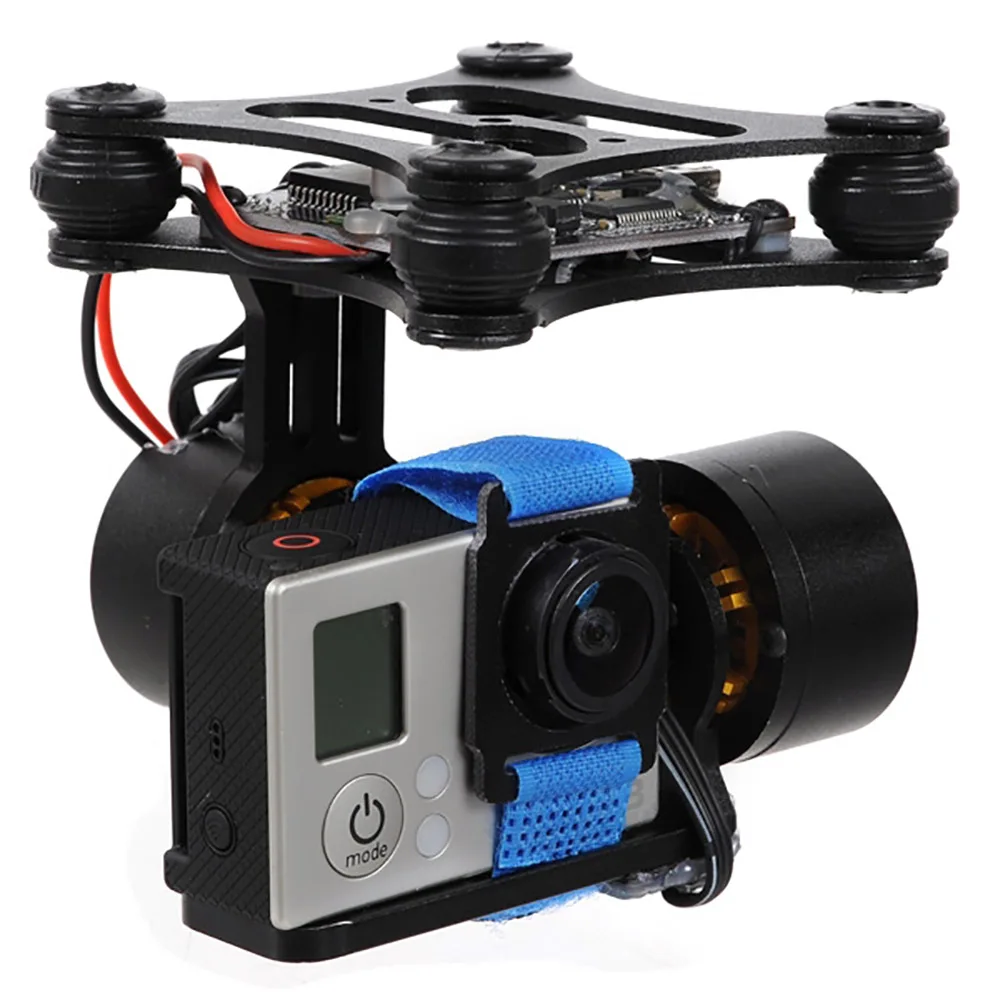 NEW 2 Axis/3 Axis Brushless Gimbal Frame Motor BGC2.0 Controller For Gopro 2 3 4 SJ4000 Camera FPV RTF DIY Drone images - 6