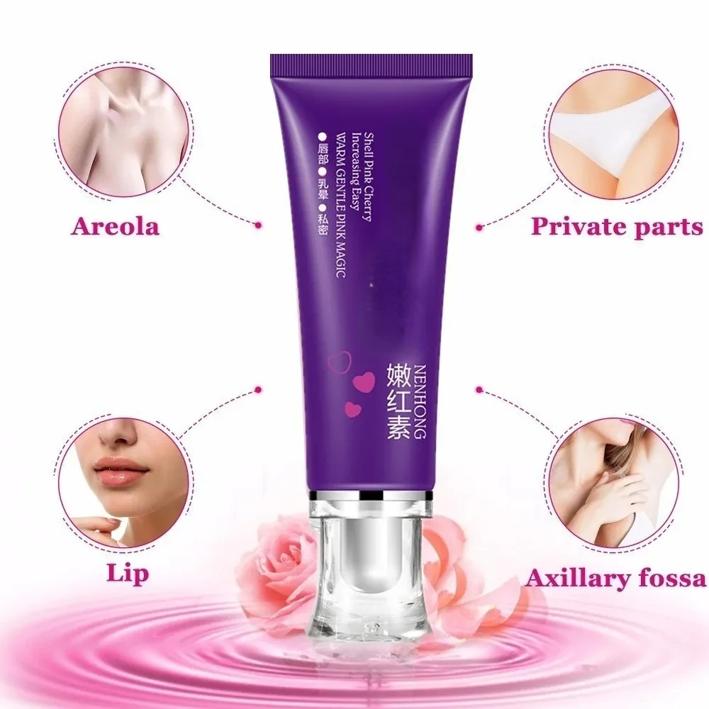 Отбеливающий крем для губ гель отбеливания уход за телом сосков женский розовый