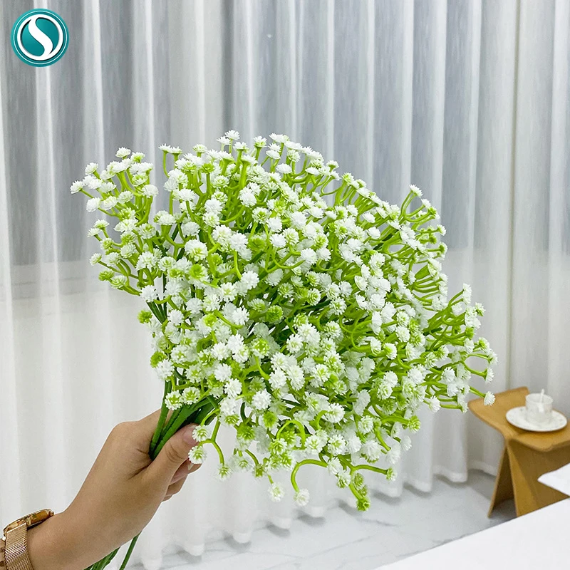 

Artificial flowers full of stars home vase flower arrangement decorative wedding bridal hand bouquet auditorium aisle grass