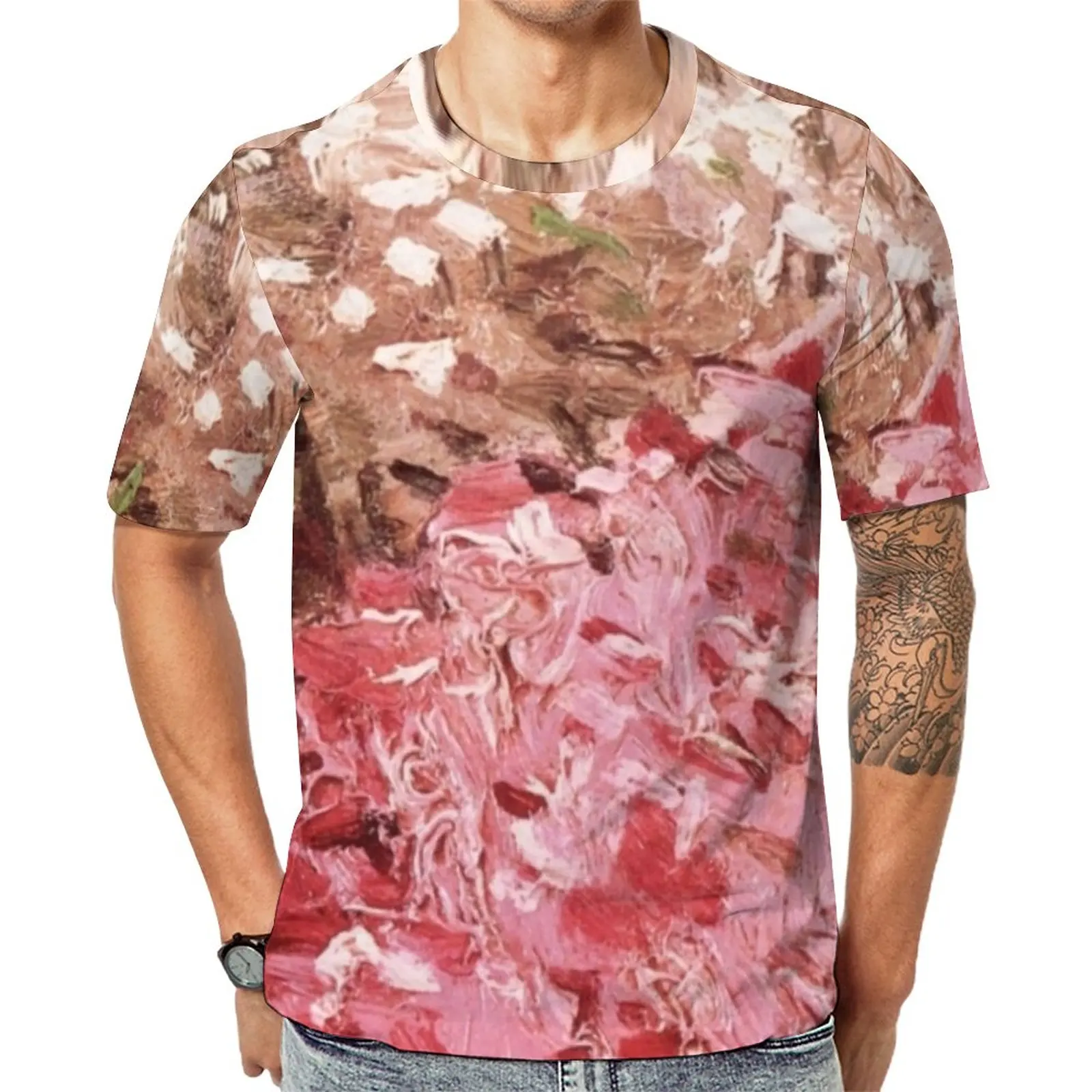 

Lilacs Vincent T-Shirt Man Van Gogh Streetwear T Shirts Summer Hippie Tees Short Sleeve Graphic Oversize Tops