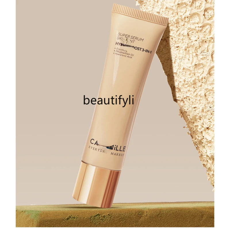 

yj Colored Essence Isolation Makeup Front Three-in-One Natural Core Cream Concealer Invisible Pore Base Stick