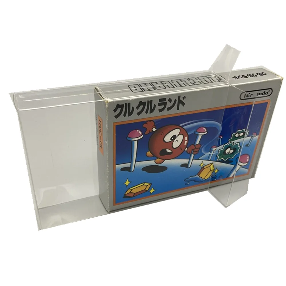 Collection Display Box For FC/Nintendo Family Computer/Famicom Game Storage Transparent Boxes TEP Shell Clear Collect Case