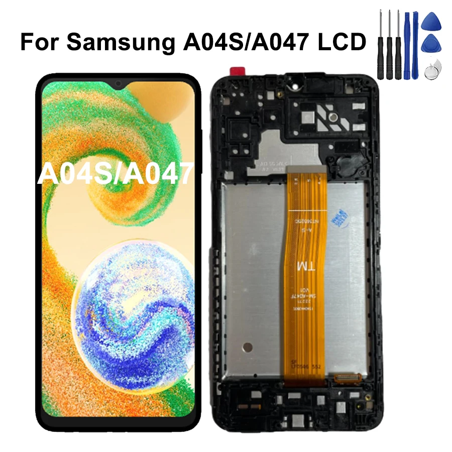6 5 &quotдля Samsung Galaxy A04S сменный экран A047 ЖК-дисплей сенсорный стекло дигитайзер