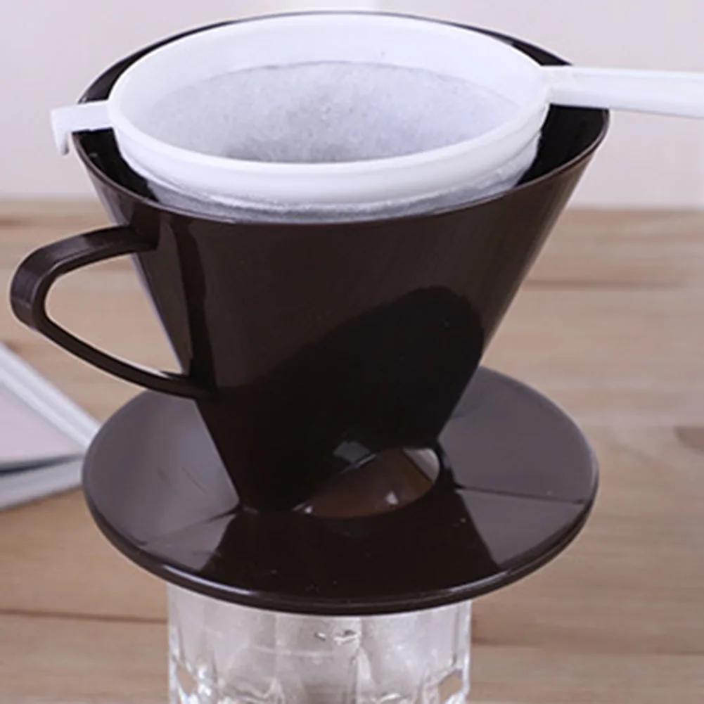 

3Pcs/set Pour-Over Coffee Brewing Filter Cone Set Coffee Filter Screen Coffee Spoon Coffee Accessories