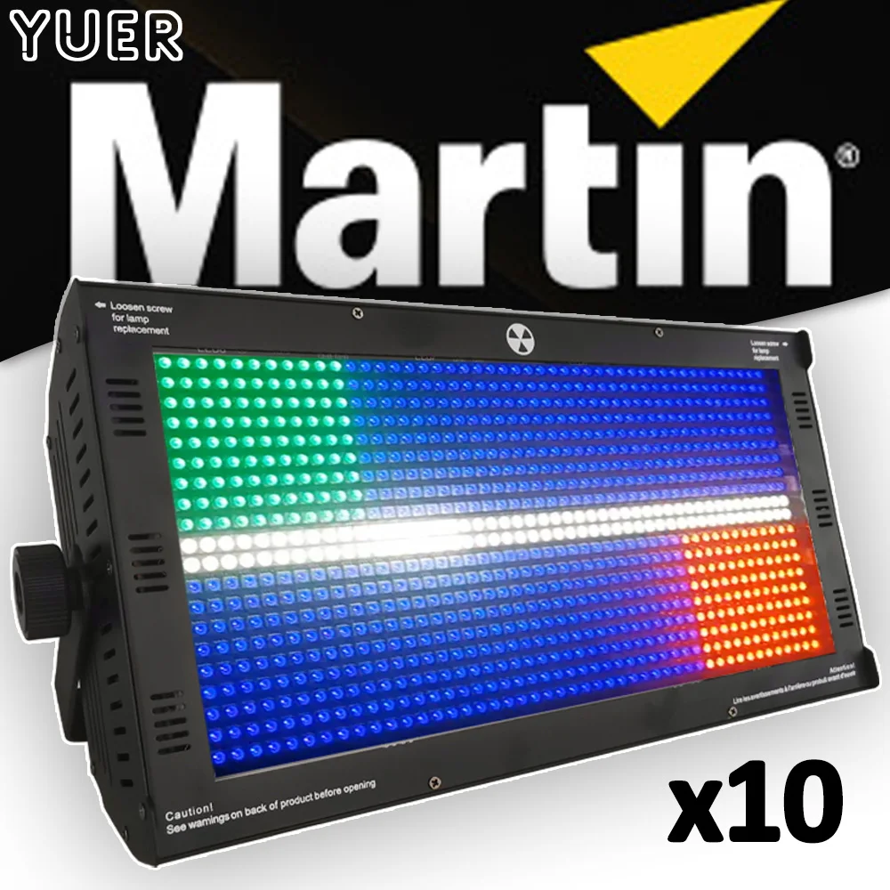 Фото 10 шт./лот PLED 280 Вт стробоскопическое сценическое освещение RGBW 8 + 8 зон Martin настенное мытье стробоскопический эффект вечерние Dmx Concert Dj дискотека освещение №1