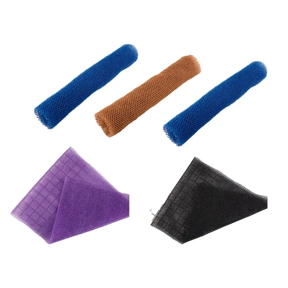 

5Pcs Effective Easy to Clean Efficient Cleaning Bath African Net Sponges Bathroom Accessories Exfoliating Nets Net Sponges