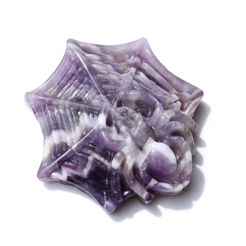 

Natural Dream Amethyst Crystal Spider For Sale