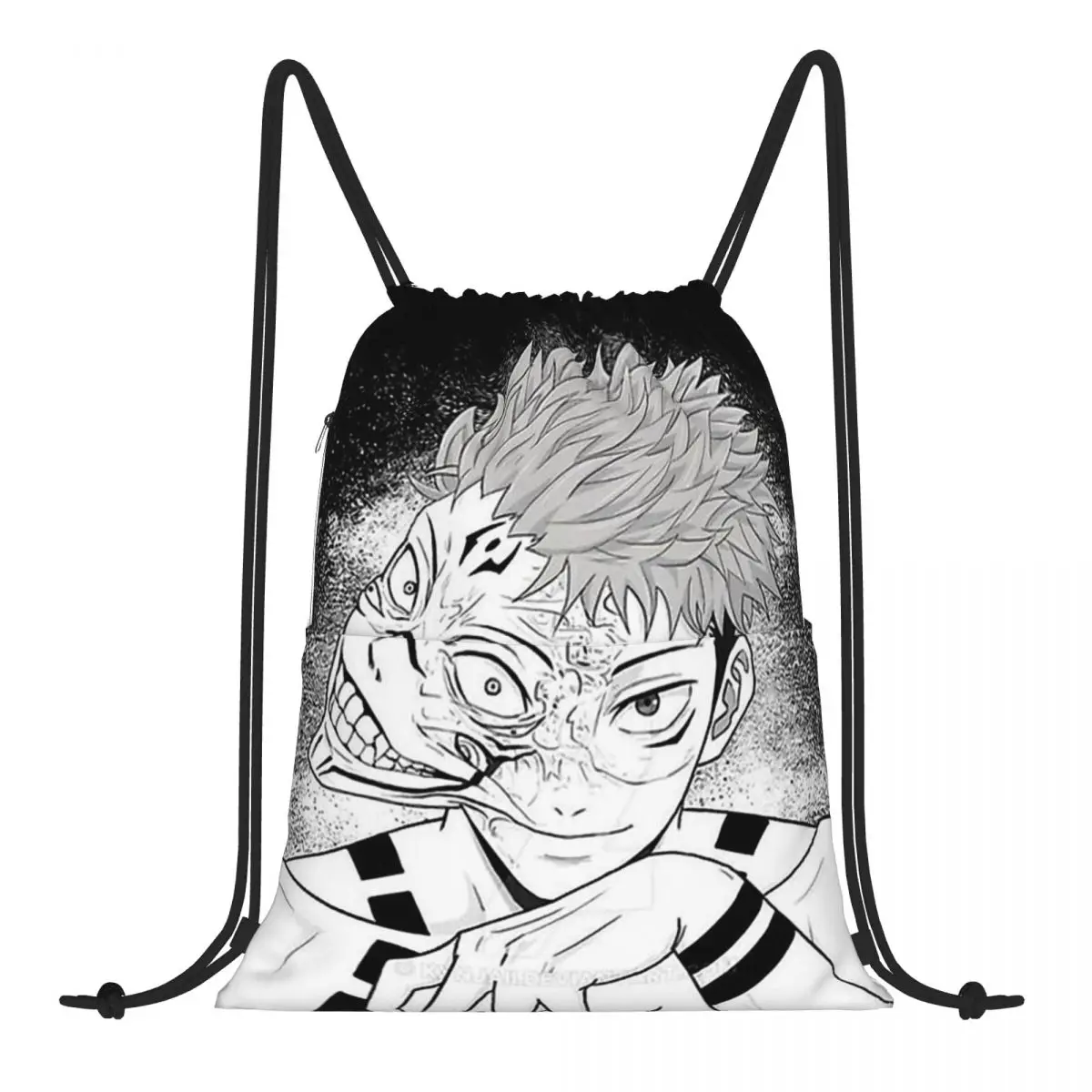 

Yuji Itadori Sukuna juюттусу Kaisen аниме рюкзак подростковый спортивный рюкзак шнурок сумки для покупок
