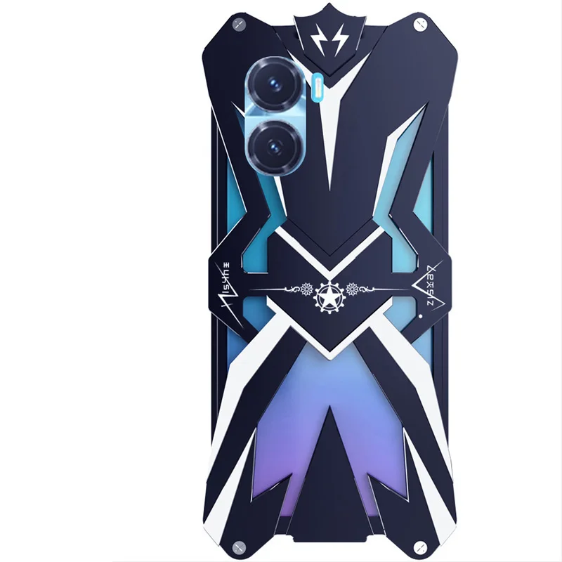 Original Zimon Luxury Thor Heavy Duty Armor Metal Aluminum Mobile Phone Case For Vivo Y32 Y32t Y33 Y55 Y77 Y76 Y73t Y76s Cover